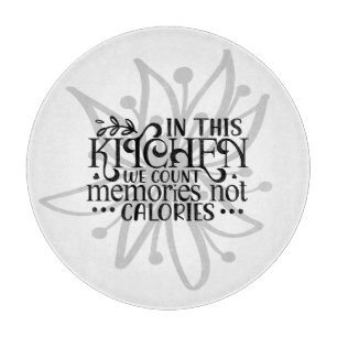 In dieser Küche zählen wir Erinnerungen ohne Kalor Schneidebrett