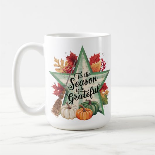 IN DIESER SAISON WIRD DIE GRATIS GREEN FALL STAR. KAFFEETASSE (Links)