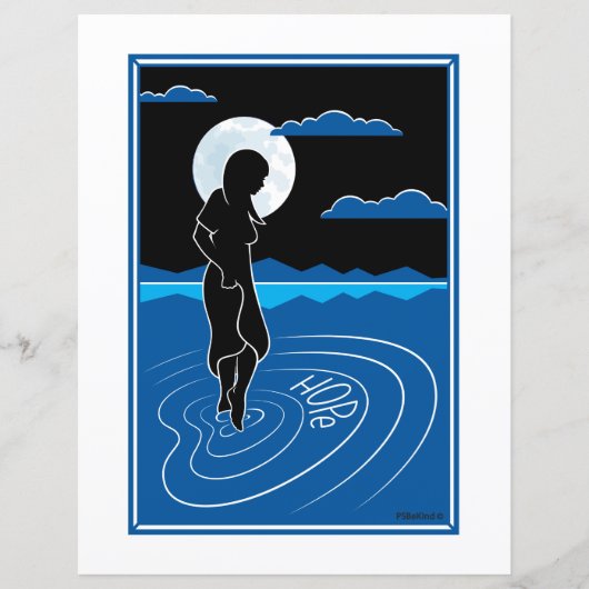 In dieser tiefen Reflektion 3_Flachpapier Blatt 8. (Vorderseite)