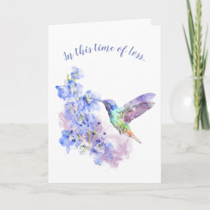 In dieser Zeit des Verlustes, Bibel-Trost-Vogel Karte