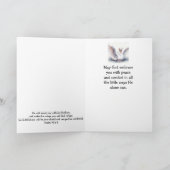 In dieser Zeit des Verlustes, die Schrift Comfort Karte (Innenseite)