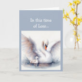 In dieser Zeit des Verlustes, die Schrift Comfort  Karte (Gelbe Blume)