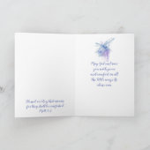 In dieser Zeit des Verlusts, der Schrift Komfort Karte (Innenseite)