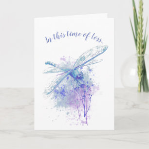 In dieser Zeit des Verlusts, Schrift Trost Karte