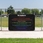 In dieser Zuhause glauben wir Republik Banner (Insitu)