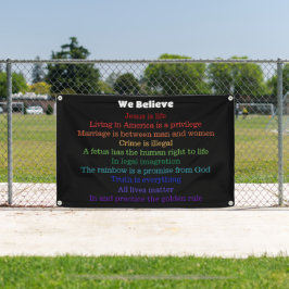 In dieser Zuhause glauben wir Republik Banner