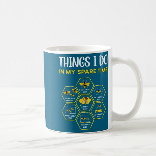 In Dingen Freizeit Imkerei Bienen Kaffeetasse (Rechts)