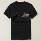 In dir sind zwei Wölfe T-Shirt (Design vorne)