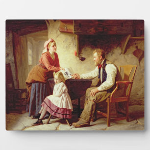 In Disgrace, 1875 (oil on canvas) Fotoplatte