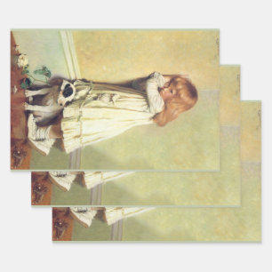 In Disgrace von Charles Burton Barber, Vintage Art Geschenkpapier Set