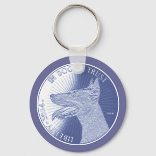 In Dog Schlüsselanhänger