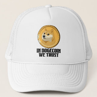 In Dogecoin vertrauen wir auf die lustige Kryptowä Truckerkappe