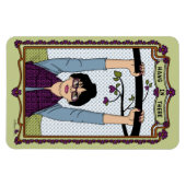 In dort hängen_A_4x6 Kühlschrank Magnet (Horizontal)