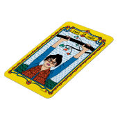 In dort hängen_B_4x6 Kühlschrank Magnet (Linke Seite)