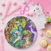 in Drachen aus Party verpackt Pappteller (Party)