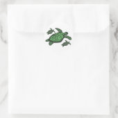 In Dreifachschildkröten Aufkleber (Tasche)