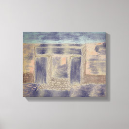 In Dunkelheit gedruckt Leinwanddruck