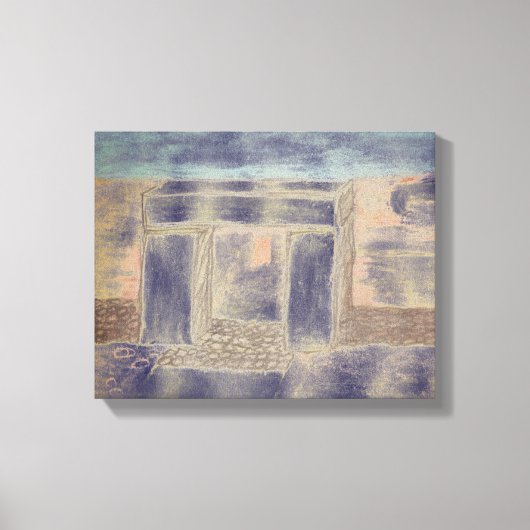 In Dunkelheit gedruckt Leinwanddruck (Vorderseite)