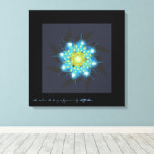 In Dunkelheit Leinwanddruck (Insitu (Holzboden))