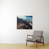 In Ehrfurcht vor den Bergen Wandteppich (Beispiel (Horizontal))