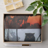 In ein Katzen-Seidenpapier Seidenpapier (Geschenk)