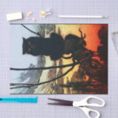 In ein Katzen-Seidenpapier Seidenpapier (Handwerk)