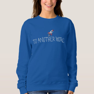 In eine andere Welt Astronaut - königsblaues Sweat Sweatshirt