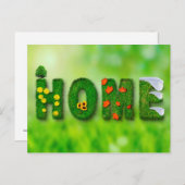 In eine neue Adresse übertragen Ankündigungspostkarte (Vorne/Hinten)