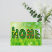 In eine neue Adresse übertragen Ankündigungspostkarte (Stehend Vorderseite)