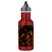 In eine Weihnachtsbaumflasche mit Wasser Edelstahlflasche (Links)