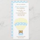 In einem Ballon Geburtstagsfeier Einladungen (Vorne/Hinten)