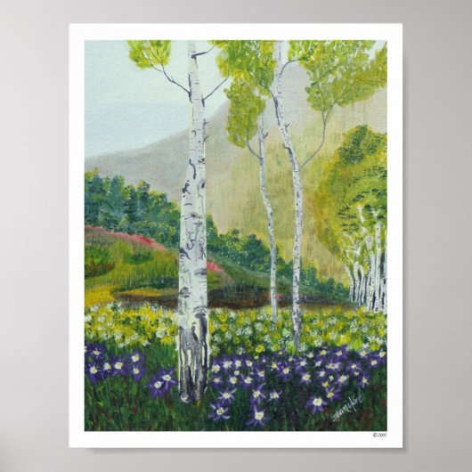 in einem Baum gehauen Poster (Vorne)