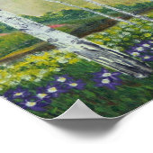 in einem Baum gehauen Poster (Ecke)