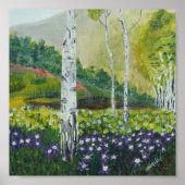 in einem Baum gehauen Poster (Vorne)