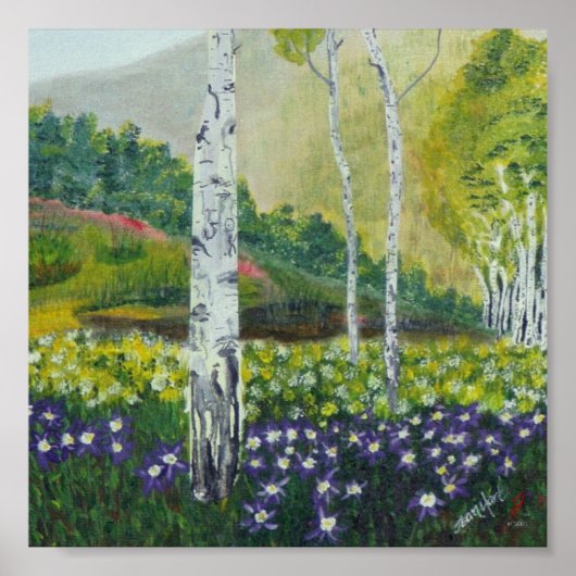 in einem Baum gehauen Poster (Vorne)