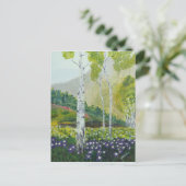 in einem Baum gehauen Postkarte (Stehend Vorderseite)