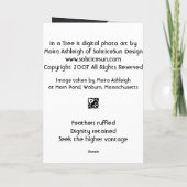 In einem Baum Karte (Rückseite)