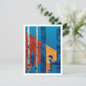 In einem Birkenwald, Nordwald Karte (Stehend Vorderseite)