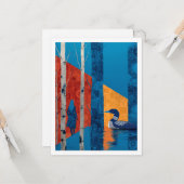 In einem Birkenwald, Nordwald Karte (Vorderseite/Rückseite Beispiel)