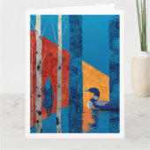 In einem Birkenwald, Nordwald Karte (Vorderseite)