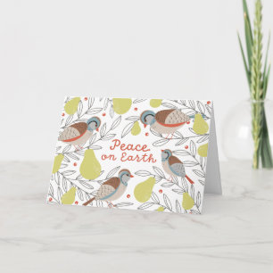 In einem Birnenbaum Feiertagskarte