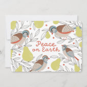 In einem Birnenbaum Feiertagskarte (Vorderseite)