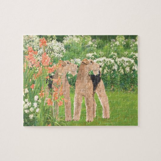 In einem Blumengarten Puzzle (Horizontal)