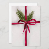 In einem Bow auftauchen Feiertagskarte (Vorne/Hinten)