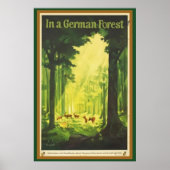 In einem deutschen Wald Poster (Vorne)