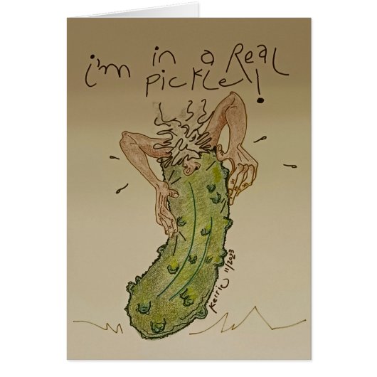 In einem echten Pickle! (Vorne)