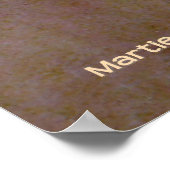 In einem Ende / Out the other - Poster personalisi (Ecke)