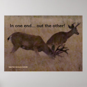 In einem Ende / Out the other - Poster personalisi