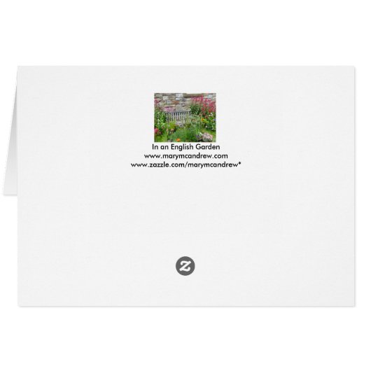 In einem englischen Garten (Rückseite Horizontal)