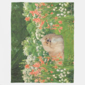 In einem Garten Fleecedecke (Vorderseite)